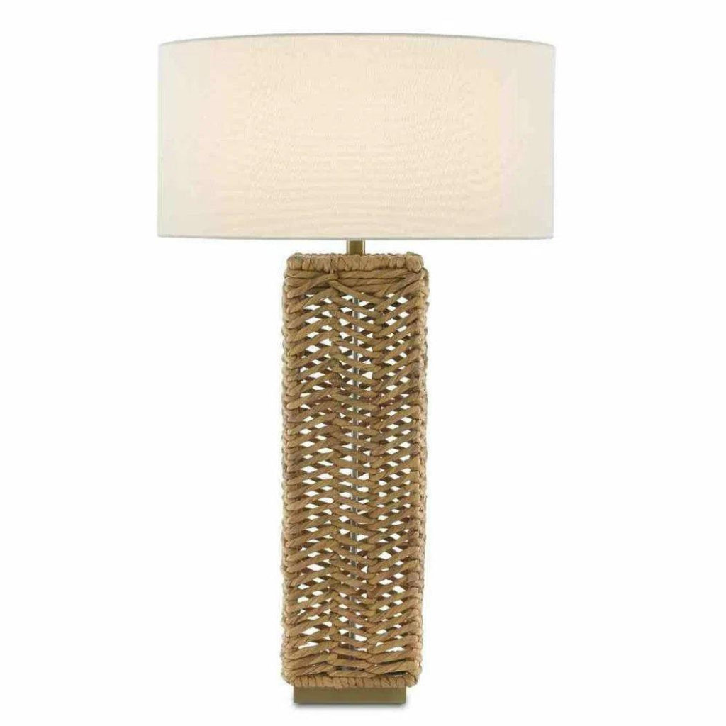 Natural Torquay Table Lamp - LOOMLAN - Currey & Co - Table Lamps