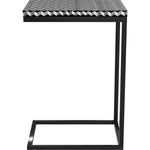 Nava Metal and Resin Black Accent Table - LOOMLAN - Bassett Mirror - Side Tables