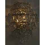 Neive Metal & Glass Sconce Antique Brass - LOOMLAN - Noir - Wall Sconces