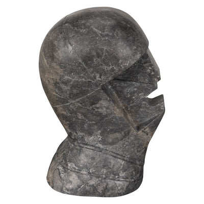 Neo Human Head Designed Marble Sculpture - LOOMLAN - Noir - Statues & Sculptures