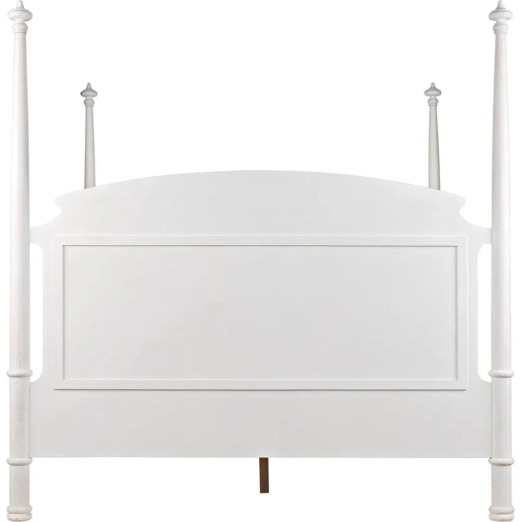 New Douglas Wood White Washed Bed Frame - LOOMLAN - Noir - Beds