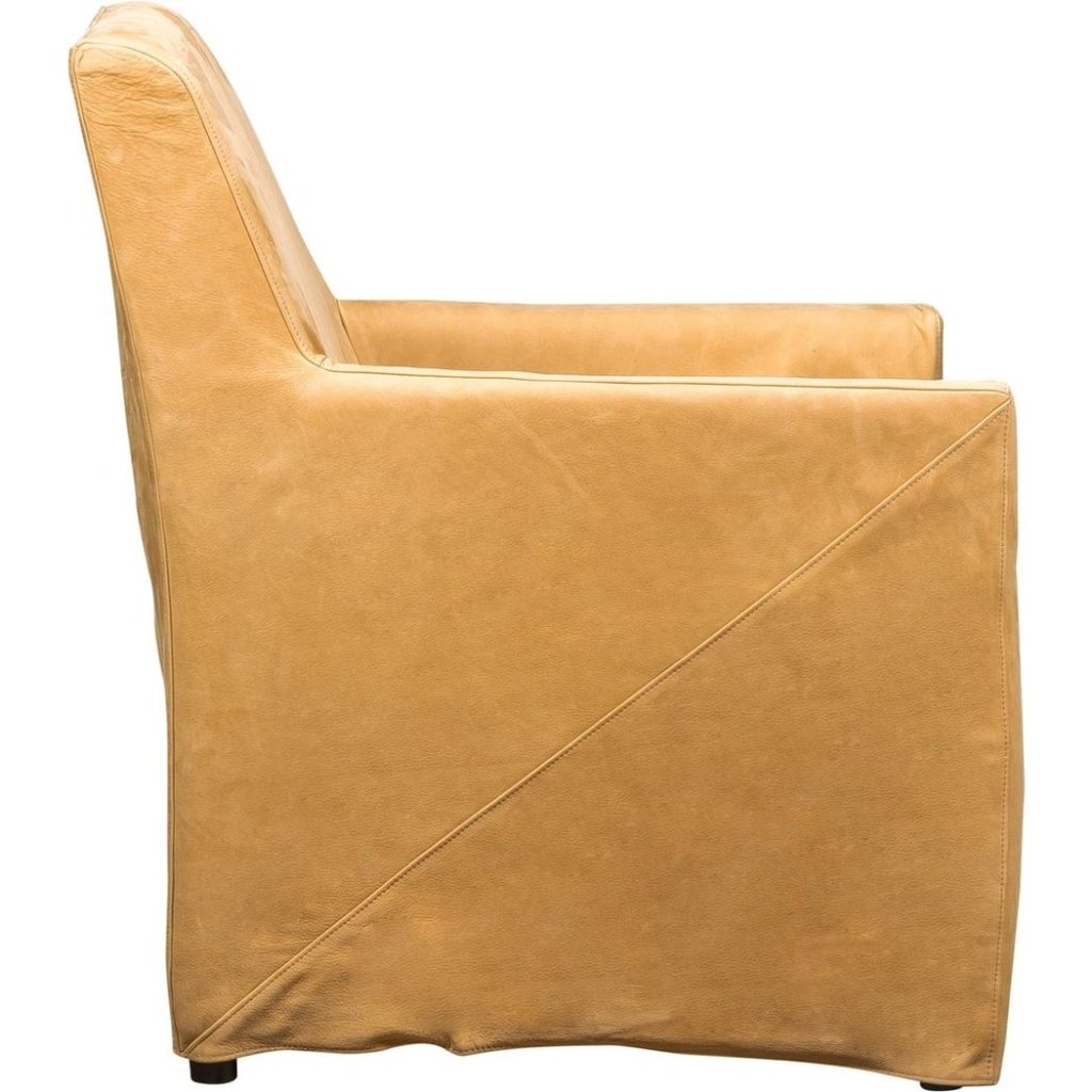 Newman Top Grain Leather Chair - LOOMLAN - Olivia + Quinn - Club Chairs