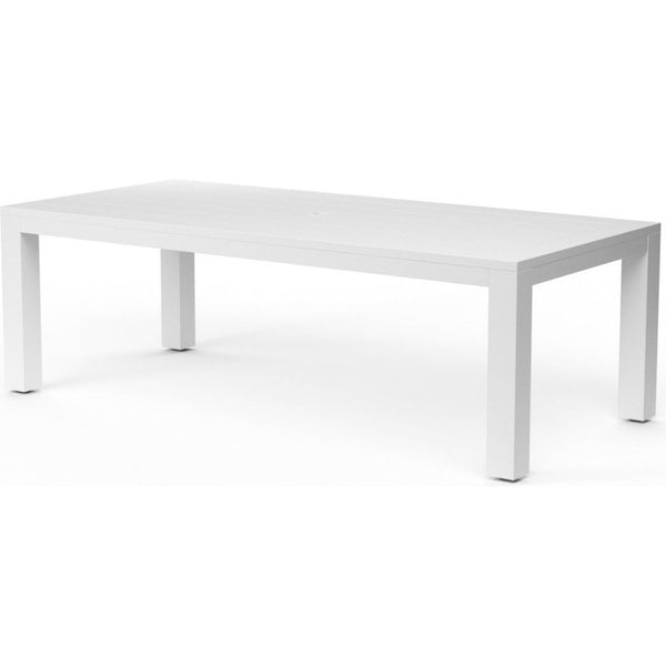 Newport Aluminum Outdoor Dining Table - LOOMLAN - Sunset West - Outdoor Dining Tables