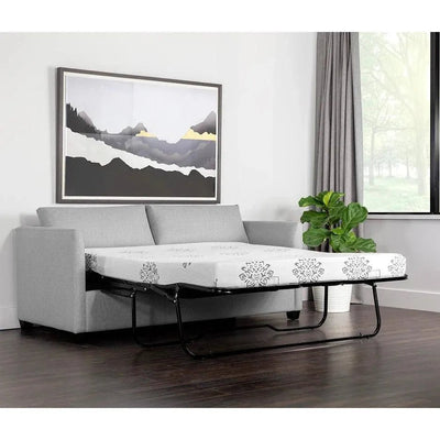 Nico Sofa Bed - Broderick Charcoal Memory Foam Mattress - LOOMLAN - SUNPAN - Sofas & Loveseats