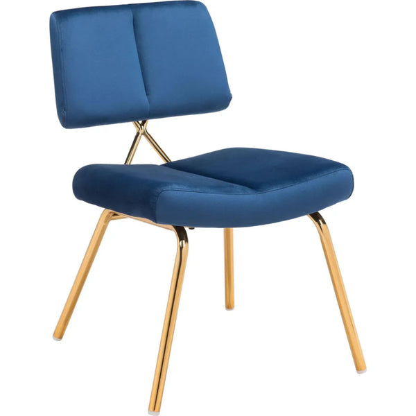 Nicole Dining Chair (Set of 2) Blue - LOOMLAN - Zuo Modern - Dining Chairs