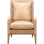 Nicole Leather In Collins Celadon Chair - LOOMLAN - Olivia + Quinn - Club Chairs