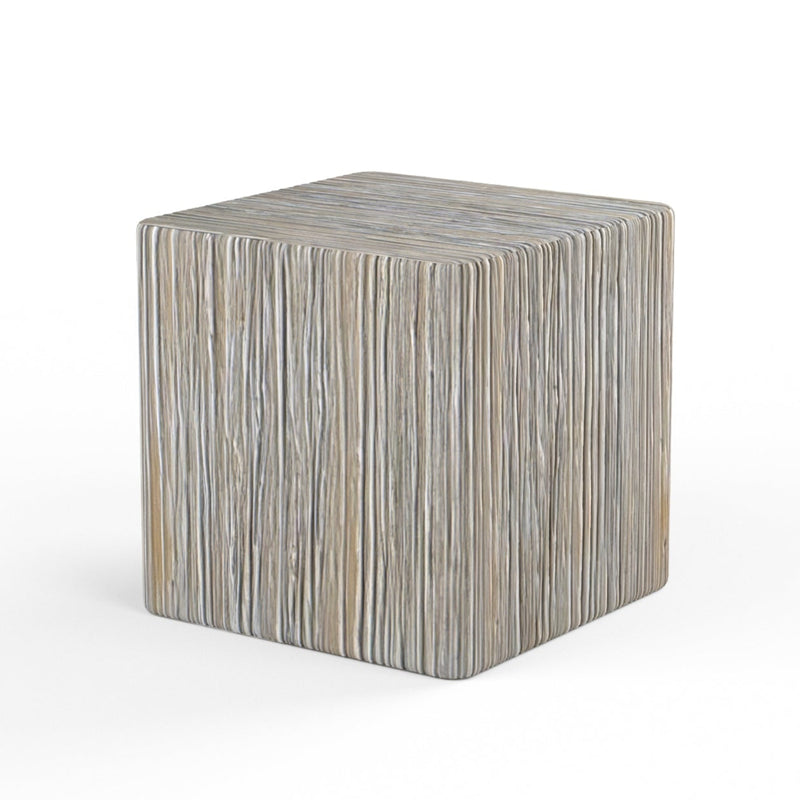 Bazaar Concrete Made Madera Outdoor End Table