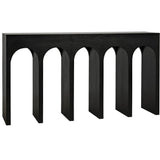 Noir Bridge Console Table Black - LOOMLAN - Noir - Console Tables