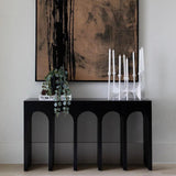 Noir Bridge Console Table Black - LOOMLAN - Noir - Console Tables