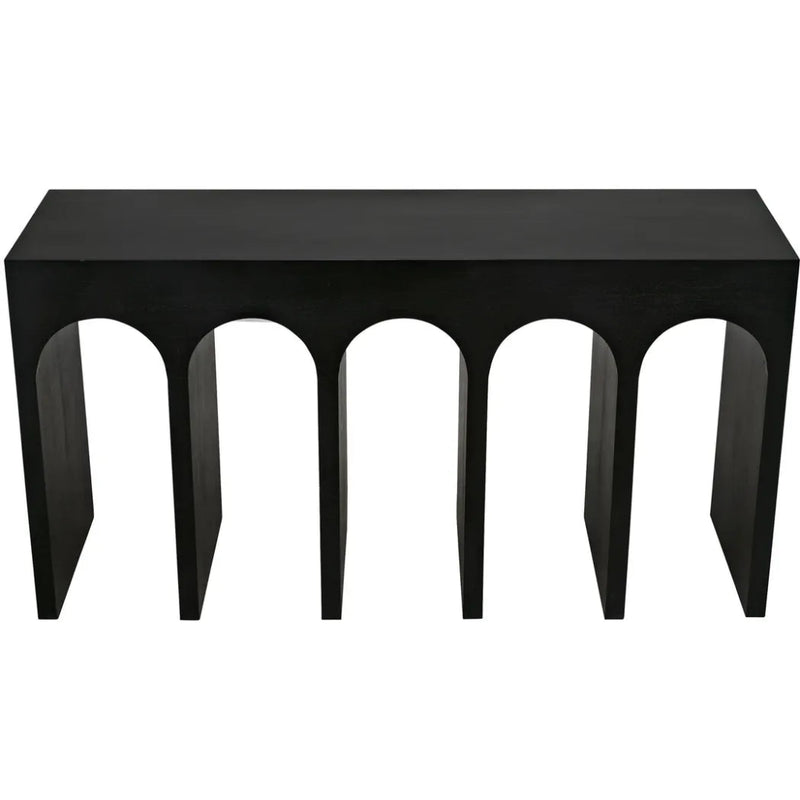 Noir Bridge Console Table Black - LOOMLAN - Noir - Console Tables