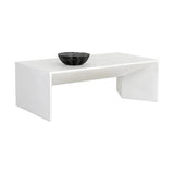 Nomad Concrete Outdoor Rectangular Coffee Table - LOOMLAN - SUNPAN - Outdoor Coffee Tables