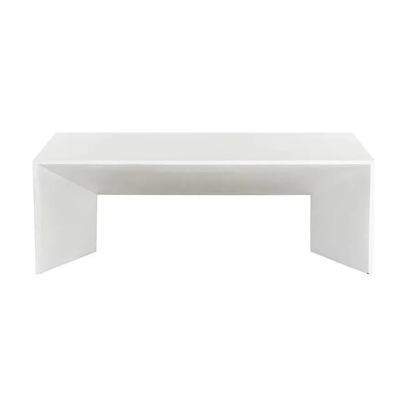 Nomad Concrete Outdoor Rectangular Coffee Table - LOOMLAN - SUNPAN - Outdoor Coffee Tables