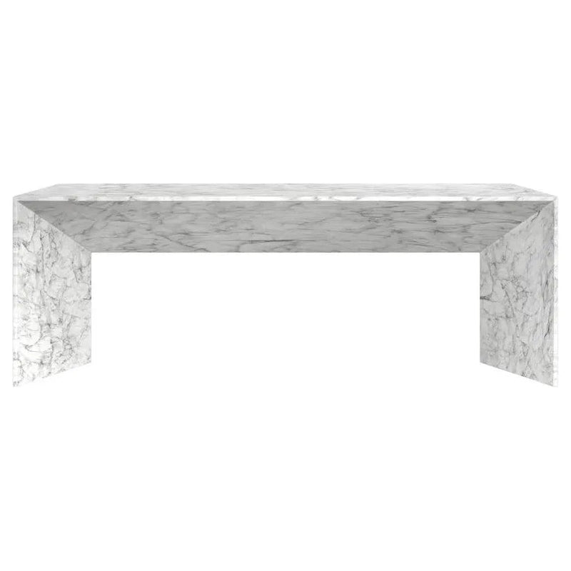 Nomad Concrete Outdoor Rectangular Coffee Table - LOOMLAN - SUNPAN - Outdoor Coffee Tables