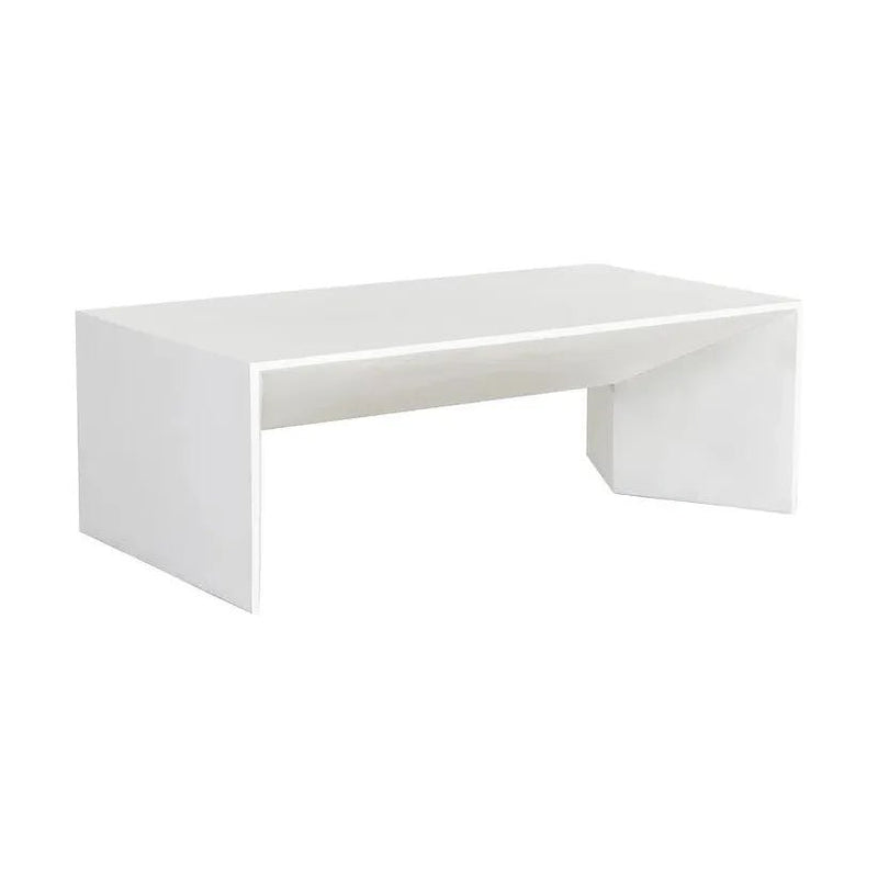 Nomad Concrete Outdoor Rectangular Coffee Table - LOOMLAN - SUNPAN - Outdoor Coffee Tables