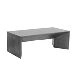 Nomad Concrete Outdoor Rectangular Coffee Table - LOOMLAN - SUNPAN - Outdoor Coffee Tables