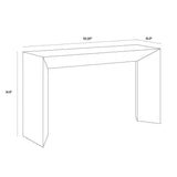 Nomad Console Table Grey Concrete - LOOMLAN - SUNPAN - Outdoor Console Tables