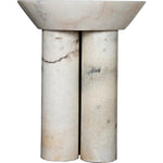 Nox Marble Round Side Table - LOOMLAN - Noir - Side Tables