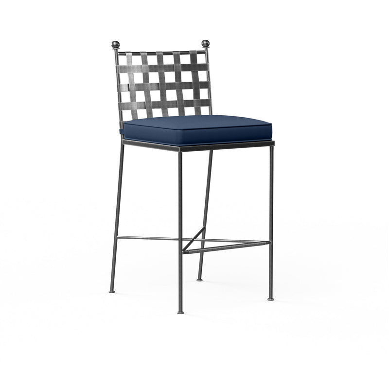 Provence Sunbrella Upholstered Outdoor Bar Stool