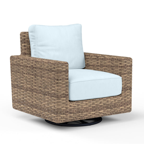 Havana Sunbrella Upholstered Swivel Outdoor Rocker