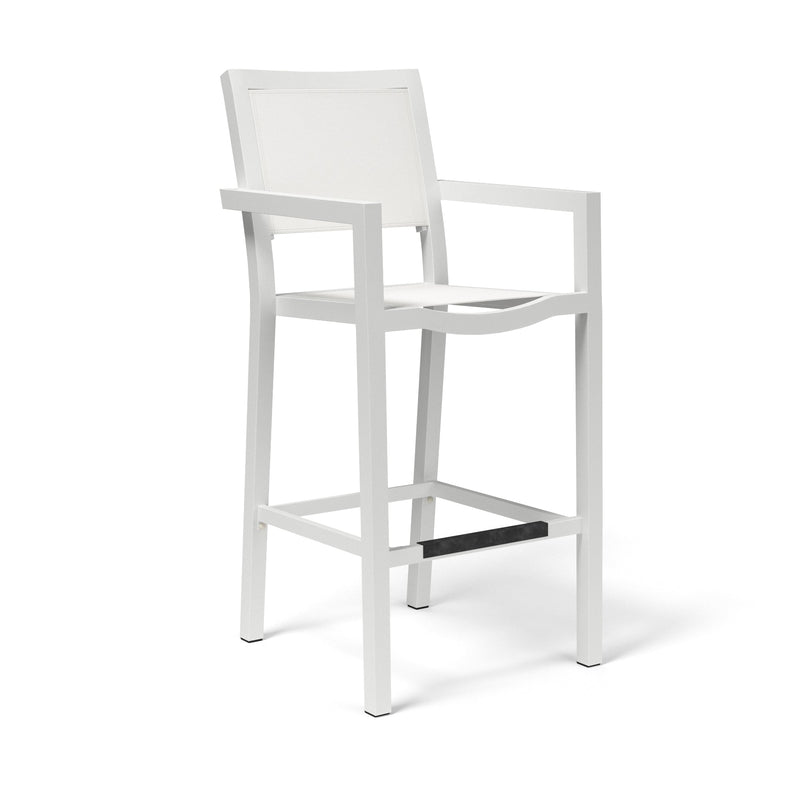 Naples Aluminum Made Sling Outdoor Barstool