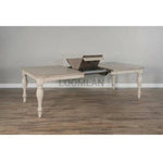 Off White Extendable Dining Table - LOOMLAN - Sunny D - Dining Tables