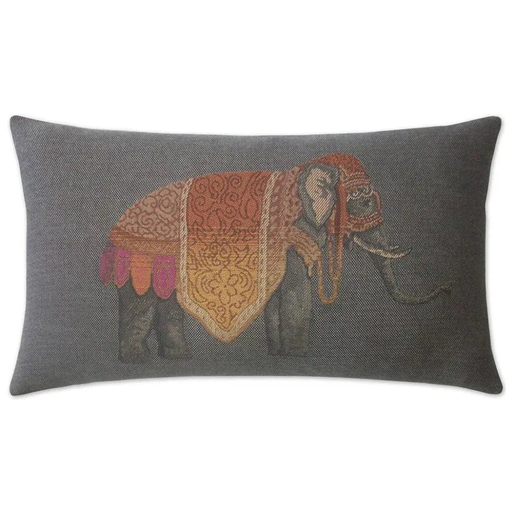 Olifant Lumbar Henna Grey Throw Pillow Insert - LOOMLAN - D.V. Kap - Throw Pillows