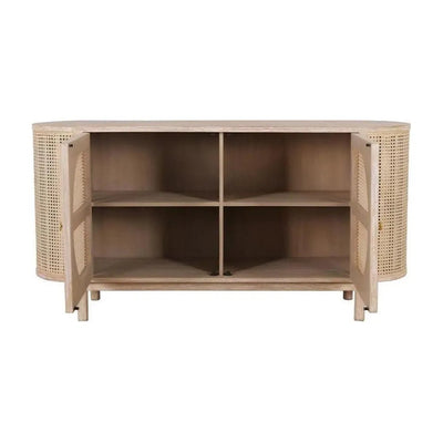 Olivia 2 Door Cabinet Natural - LOOMLAN - Artesia - Sideboards