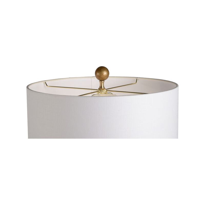 Olivia Ceramic Made With Gold Base Table Lamp - LOOMLAN - Wildwood - Table Lamps