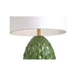 Olivia Ceramic Made With Gold Base Table Lamp - LOOMLAN - Wildwood - Table Lamps