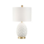 Olivia Ceramic Made With Gold Base Table Lamp - LOOMLAN - Wildwood - Table Lamps