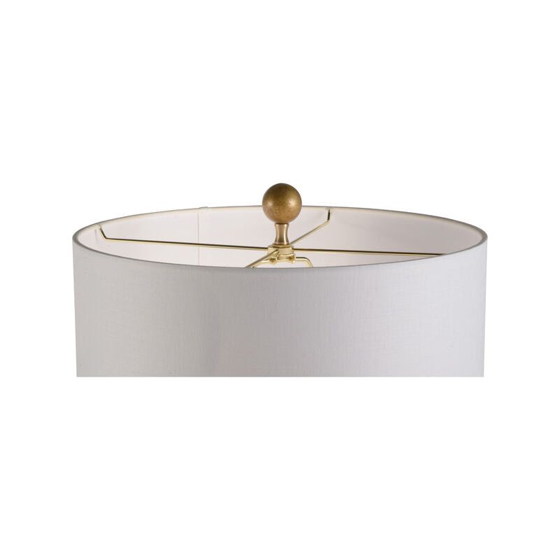 Olivia Ceramic Made With Gold Base Table Lamp - LOOMLAN - Wildwood - Table Lamps