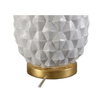 Olivia Ceramic Made With Gold Base Table Lamp - LOOMLAN - Wildwood - Table Lamps