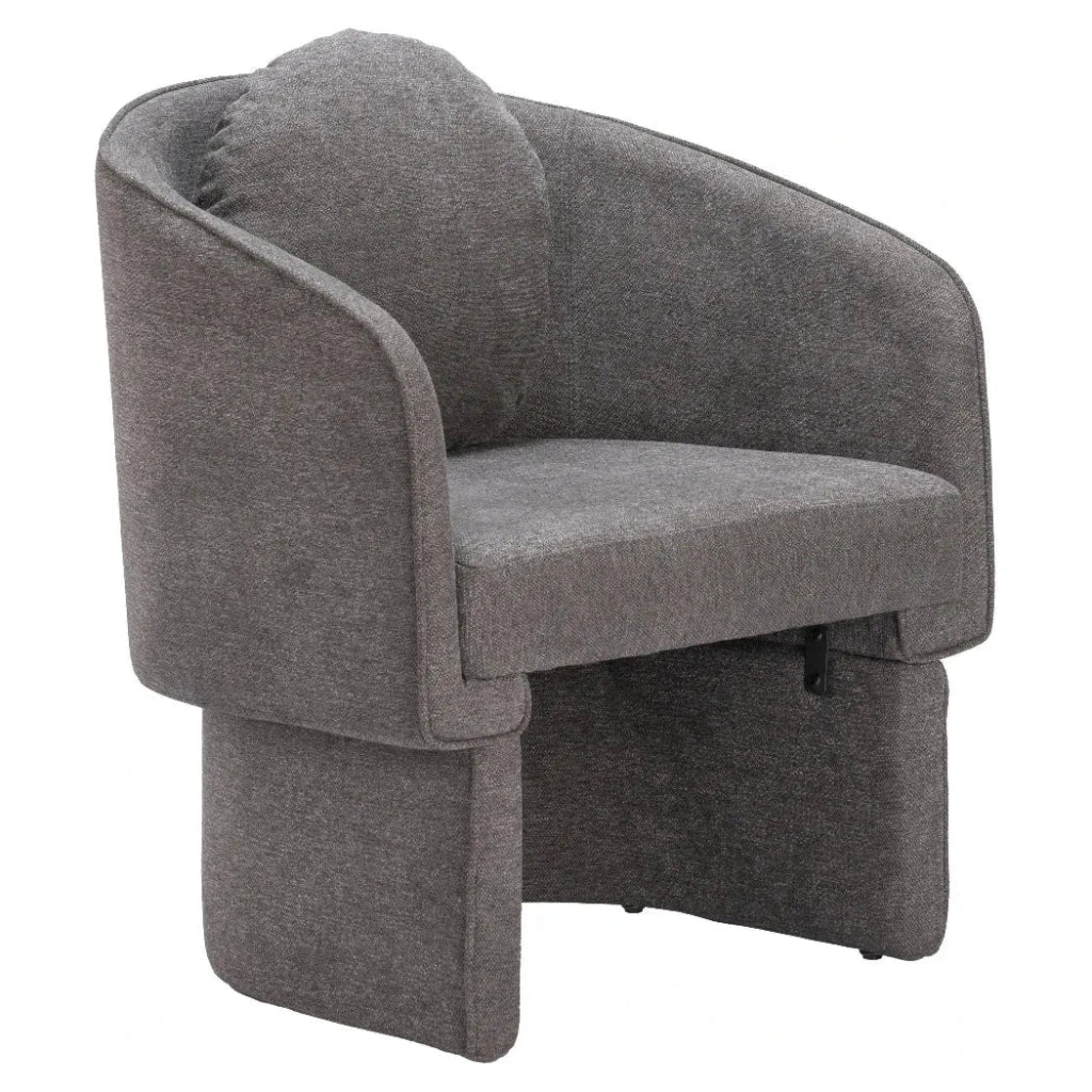 Olya Accent Chair Truffle Gray - LOOMLAN - Zuo Modern - Accent Chairs