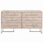 On Stand Mosaic 6 - Drawer Double Dresser - LOOMLAN - Essentials For Living - Dressers