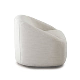 Opal Oat Fabric Swivel Contoured Arm Chair - LOOMLAN - Diamond Sofa - Club Chairs