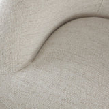 Opal Oat Fabric Swivel Contoured Arm Chair - LOOMLAN - Diamond Sofa - Club Chairs