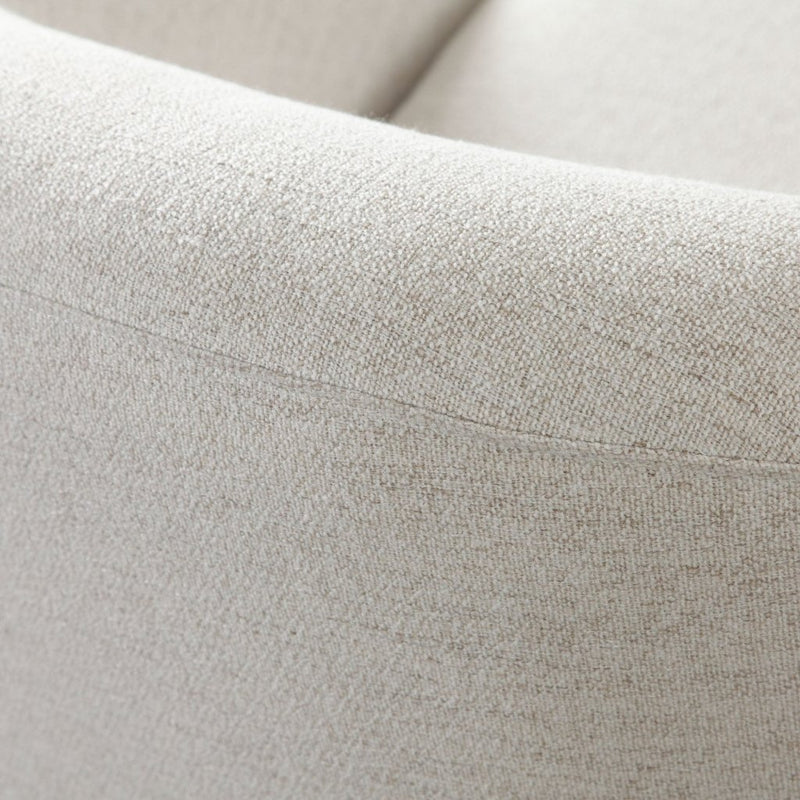 Opal Oat Fabric Swivel Contoured Arm Chair - LOOMLAN - Diamond Sofa - Club Chairs