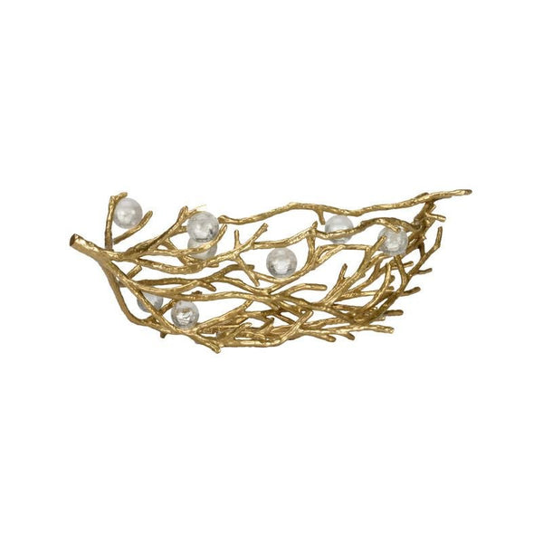 Open Twig Coral Shaped Bowl - LOOMLAN - Chelsea House - Boxes & Bowls