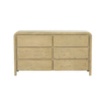 Opera Wooden Modern 6 Drawer Dresser - LOOMLAN - LH Imports - Dressers