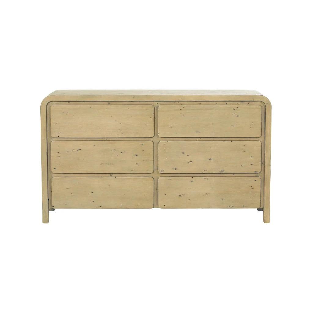 Opera Wooden Modern 6 Drawer Dresser - LOOMLAN - LH Imports - Dressers