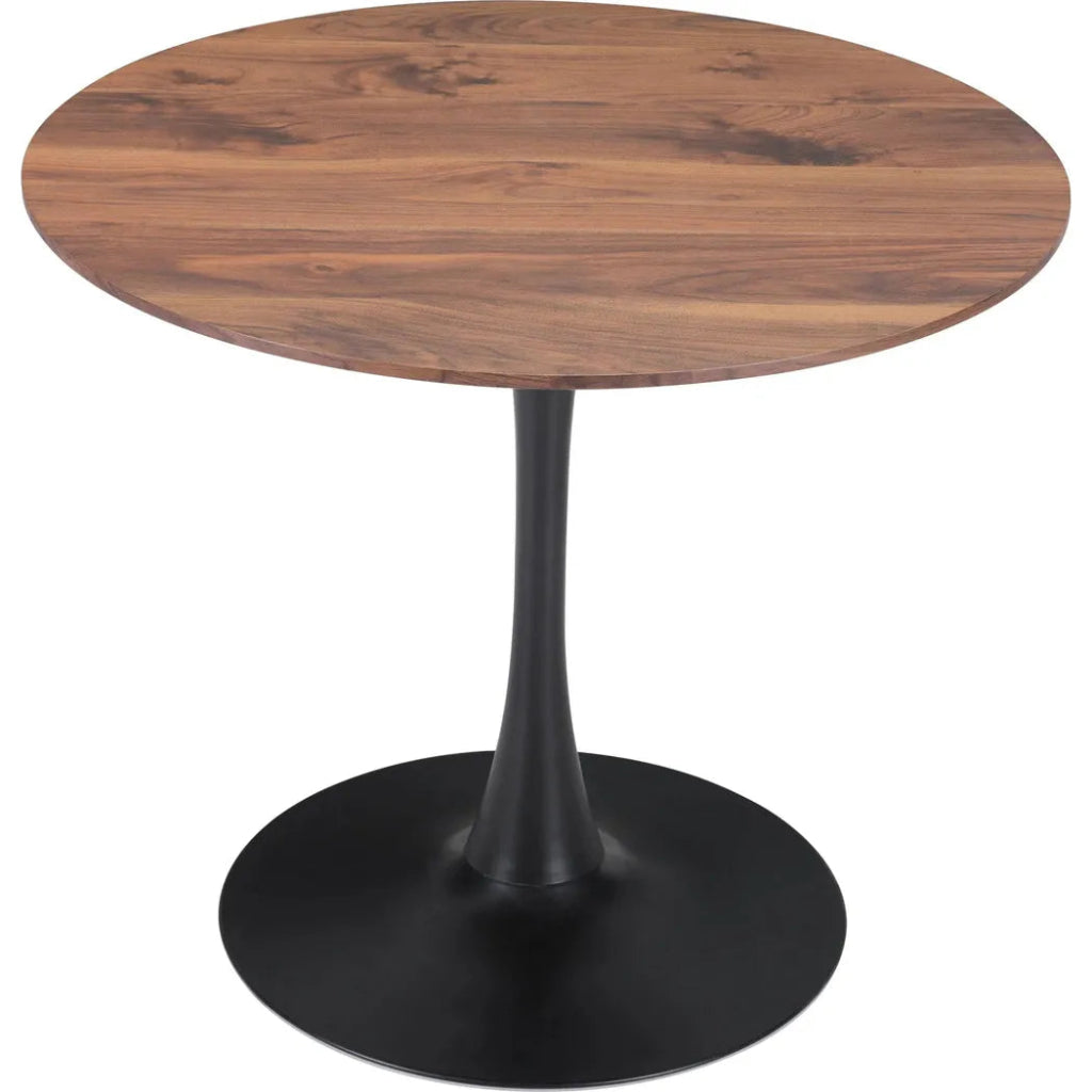 Opus Dining Table Brown & Black - LOOMLAN - Zuo Modern - Dining Tables