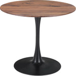 Opus Dining Table Brown & Black - LOOMLAN - Zuo Modern - Dining Tables