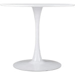 Opus Dining Table White - LOOMLAN - Zuo Modern - Dining Tables