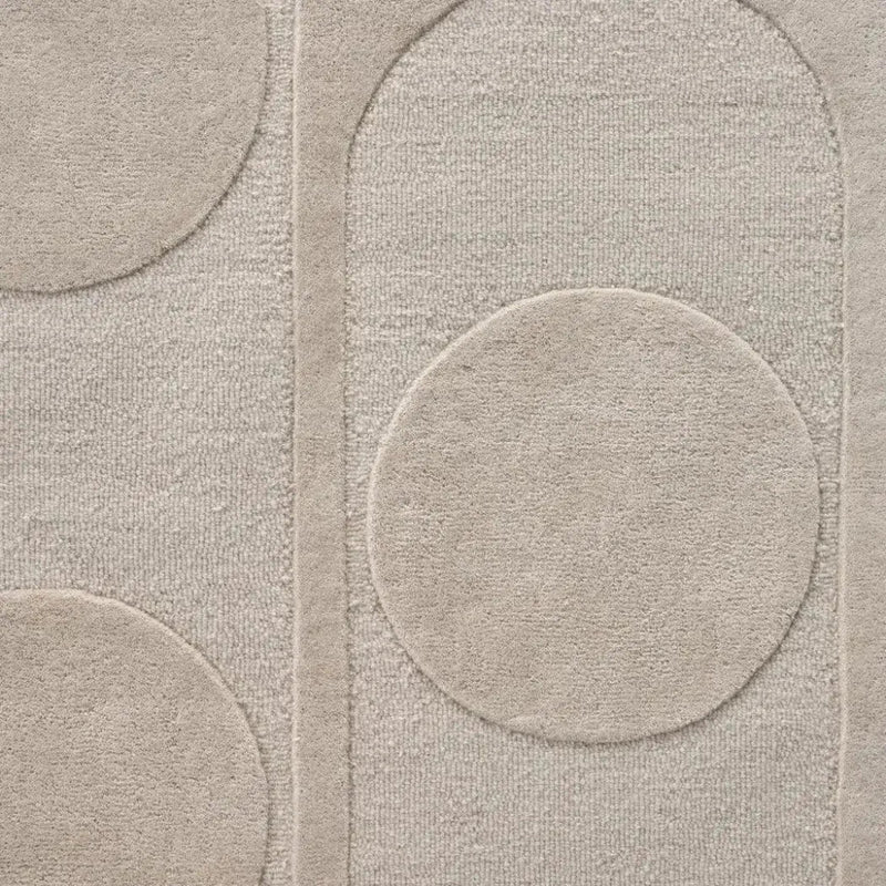Orb Alliance Chalk Wool Area Rug Design - LOOMLAN - Linie Design - Area Rugs