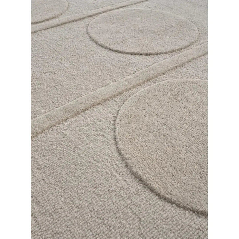 Orb Alliance Chalk Wool Area Rug Design - LOOMLAN - Linie Design - Area Rugs