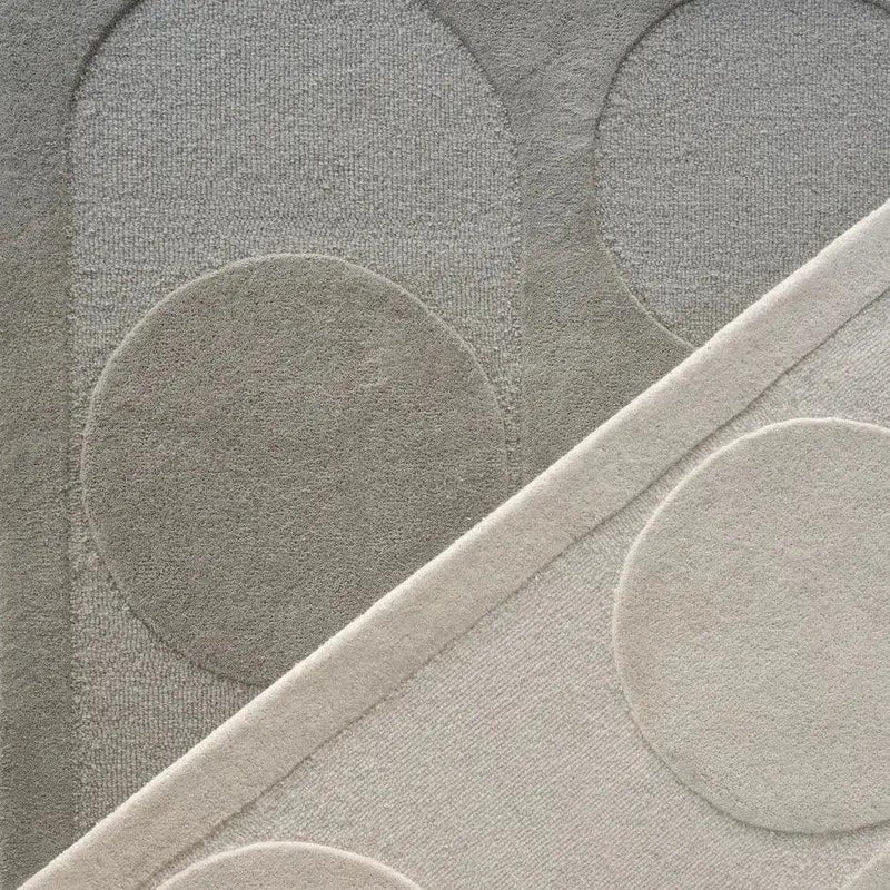 Orb Alliance Grey Wool Area Rug Design - LOOMLAN - Linie Design - Area Rugs