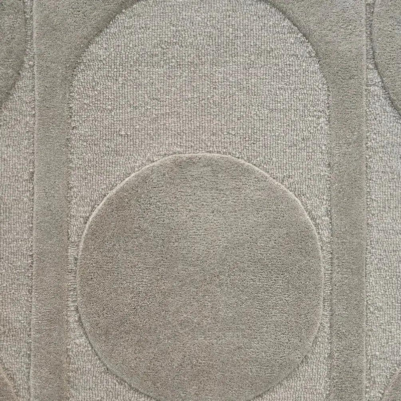 Orb Alliance Grey Wool Area Rug Design - LOOMLAN - Linie Design - Area Rugs