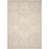 Orb Alliance White Wool Area Rug Design - LOOMLAN - Linie Design - Area Rugs