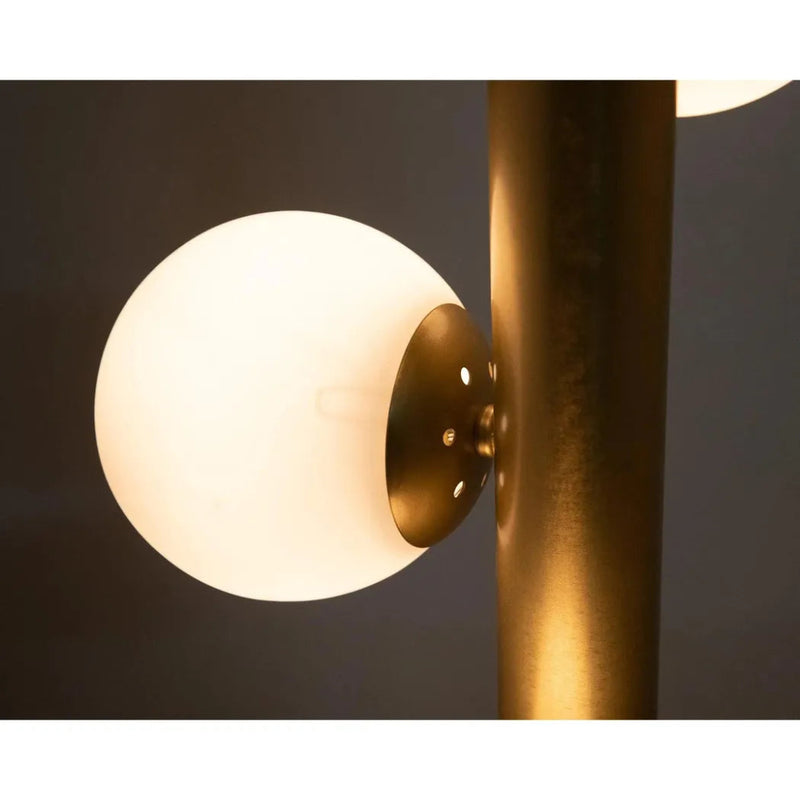 Orellana Metal Chandelier With Brass Finish - LOOMLAN - Noir - Chandeliers