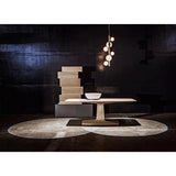 Orellana Metal Chandelier With Brass Finish - LOOMLAN - Noir - Chandeliers